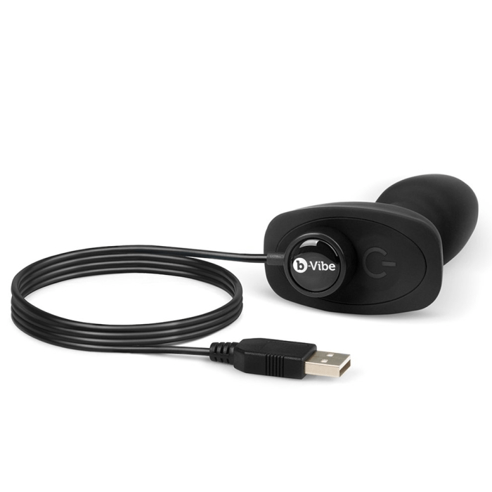 b - Vibe Rimming Plug Petite – Black - HeldInBliss