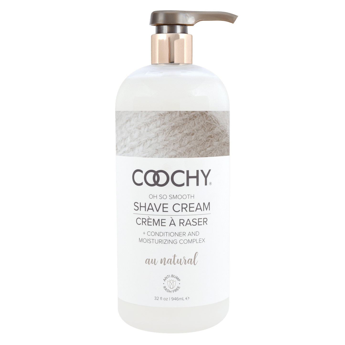Coochy Shave Cream – Au Natural (32 oz) - HeldInBliss