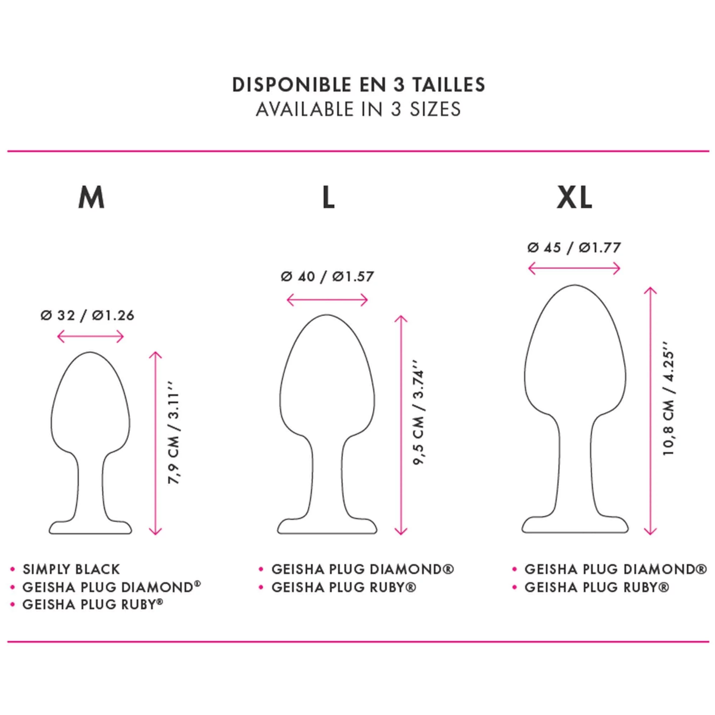 Dorcel Geisha Plug – Ruby (XL) - HeldInBliss