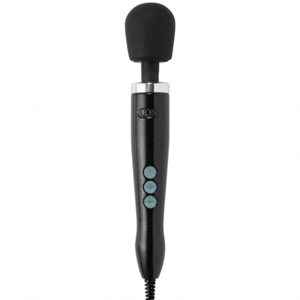 Doxy Die Cast Wand Vibrator – Black - HeldInBliss