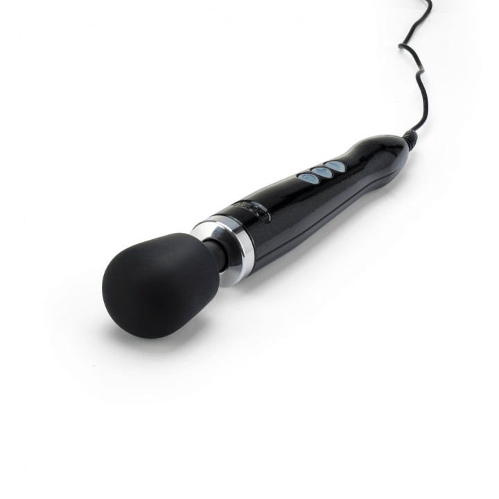 Doxy Die Cast Wand Vibrator – Black - HeldInBliss