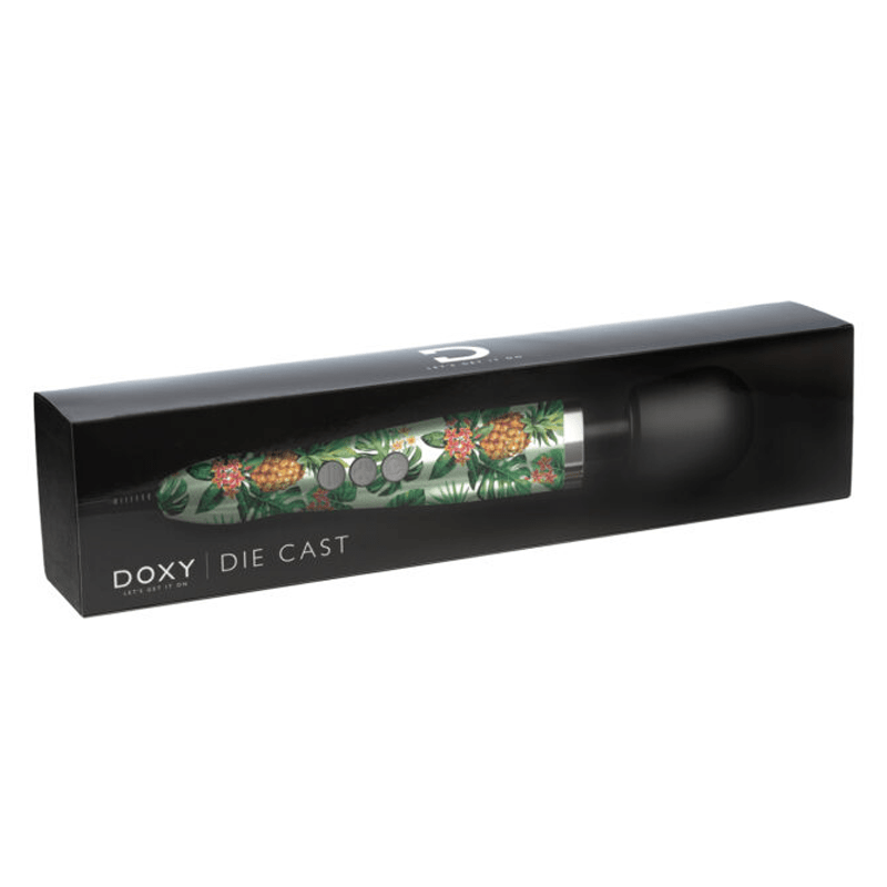 Doxy Die Cast Wand Vibrator – “Pineapple” Edition - HeldInBliss