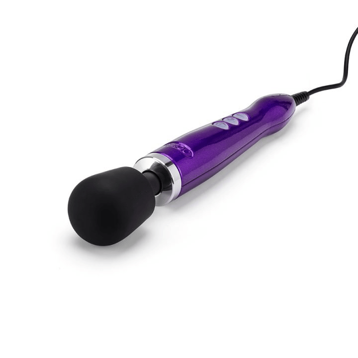 Doxy Die Cast Wand Vibrator – Purple - HeldInBliss