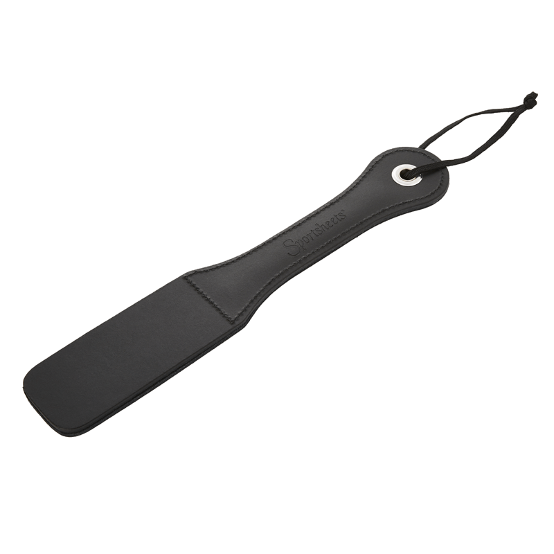 Leather Impression Paddle – “SLUT” (12”) - HeldInBliss