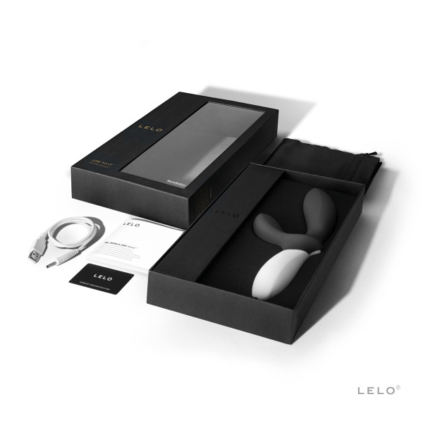 LELO Loki Wave – Obsidian Black Prostate Vibrator - HeldInBliss