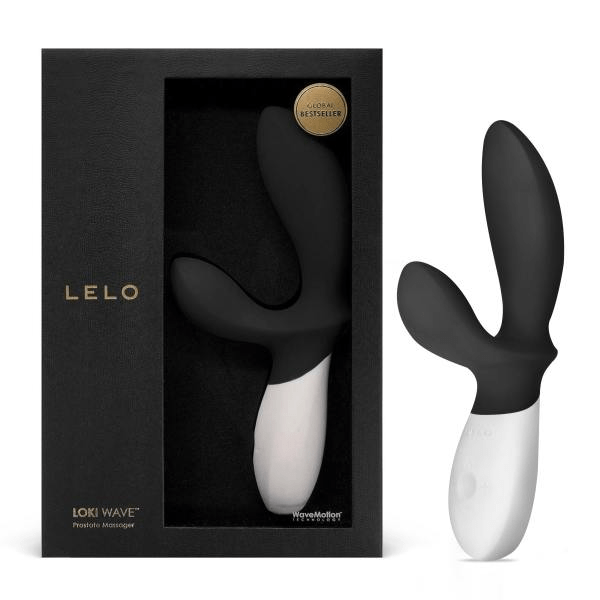 LELO Loki Wave – Obsidian Black Prostate Vibrator - HeldInBliss