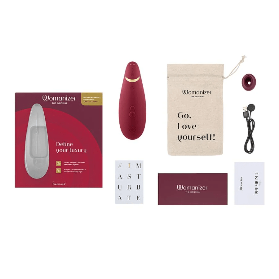 LELO Premium 2 – Bordeaux Sonic Clitoral Massager - HeldInBliss
