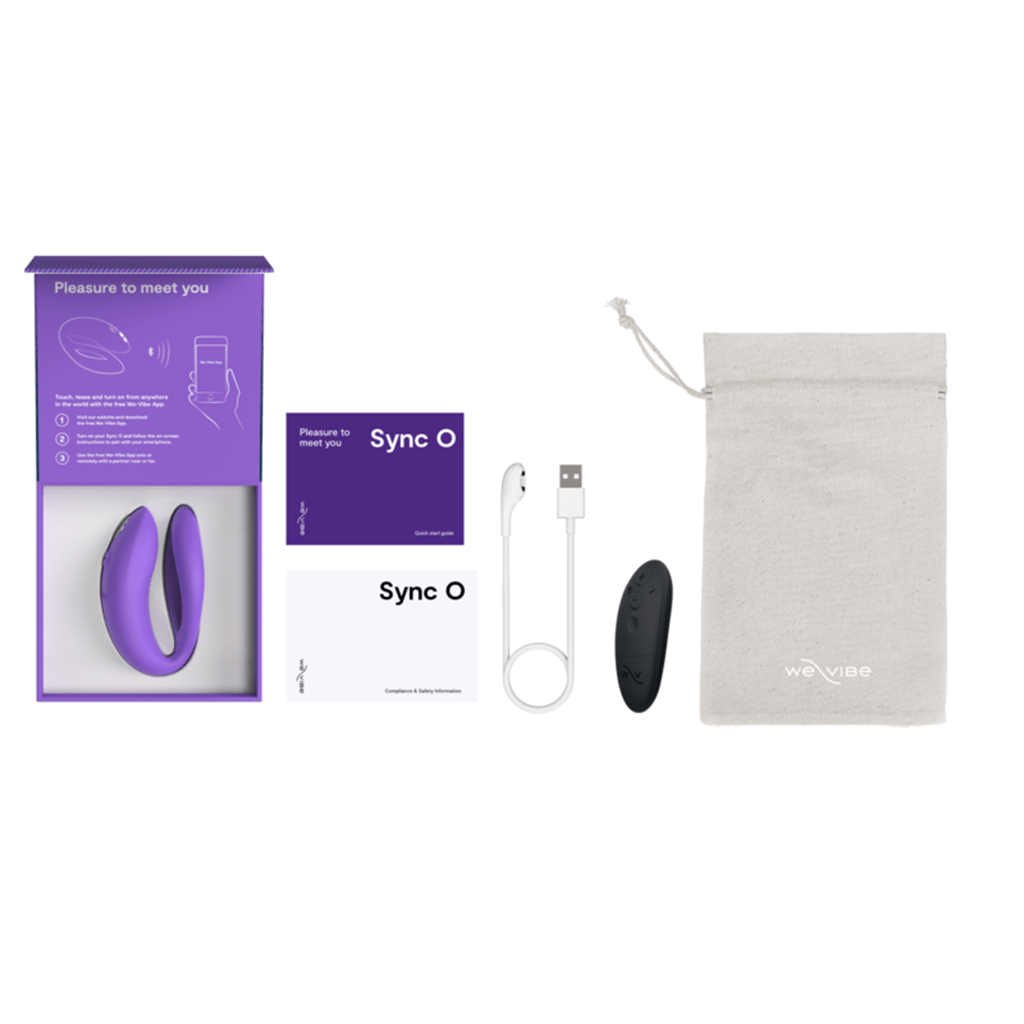 LELO Sync O – Purple Wearable Couples Vibrator - HeldInBliss