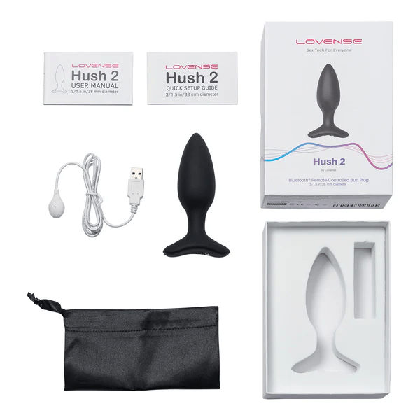 Lovense Hush 2 – 1.5” (Black) - HeldInBliss