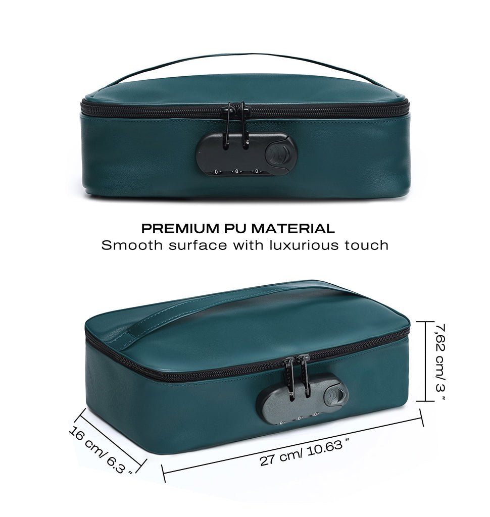 Luxury Discreet Toy Storage Box – Green - HeldInBliss