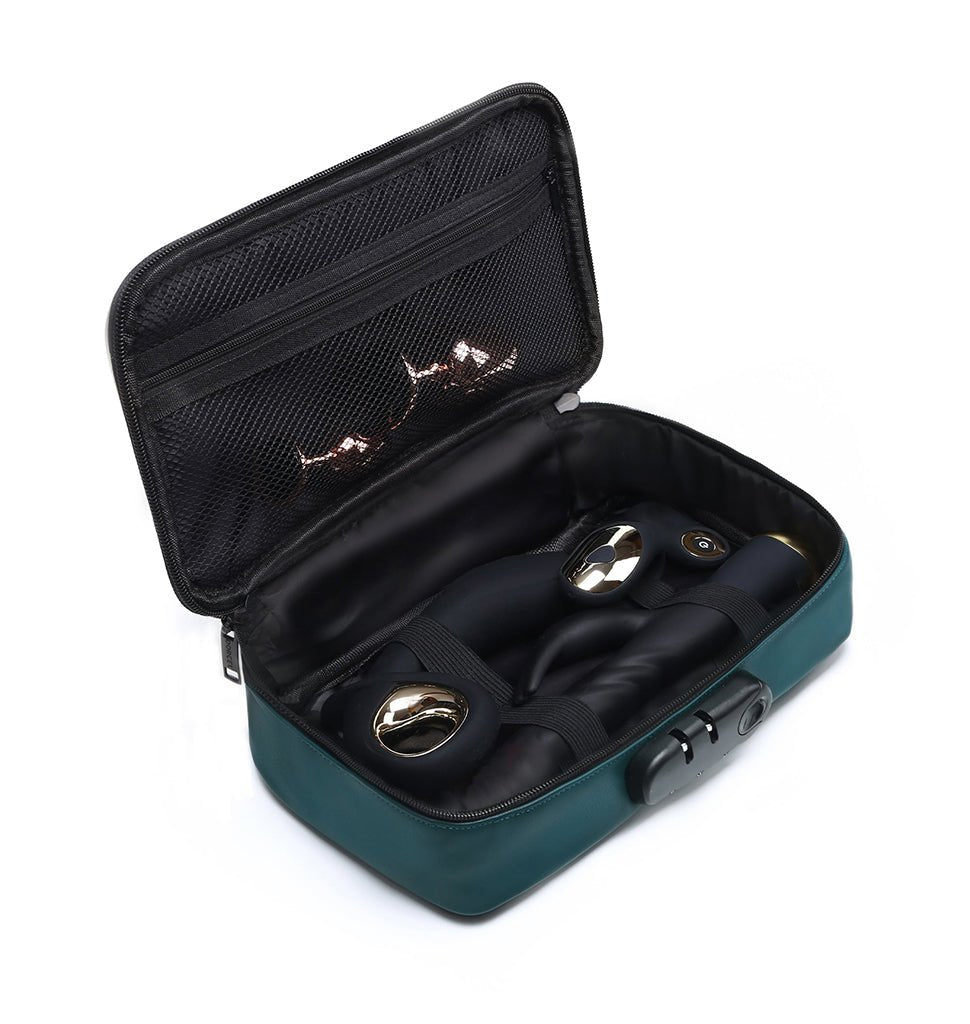 Luxury Discreet Toy Storage Box – Green - HeldInBliss