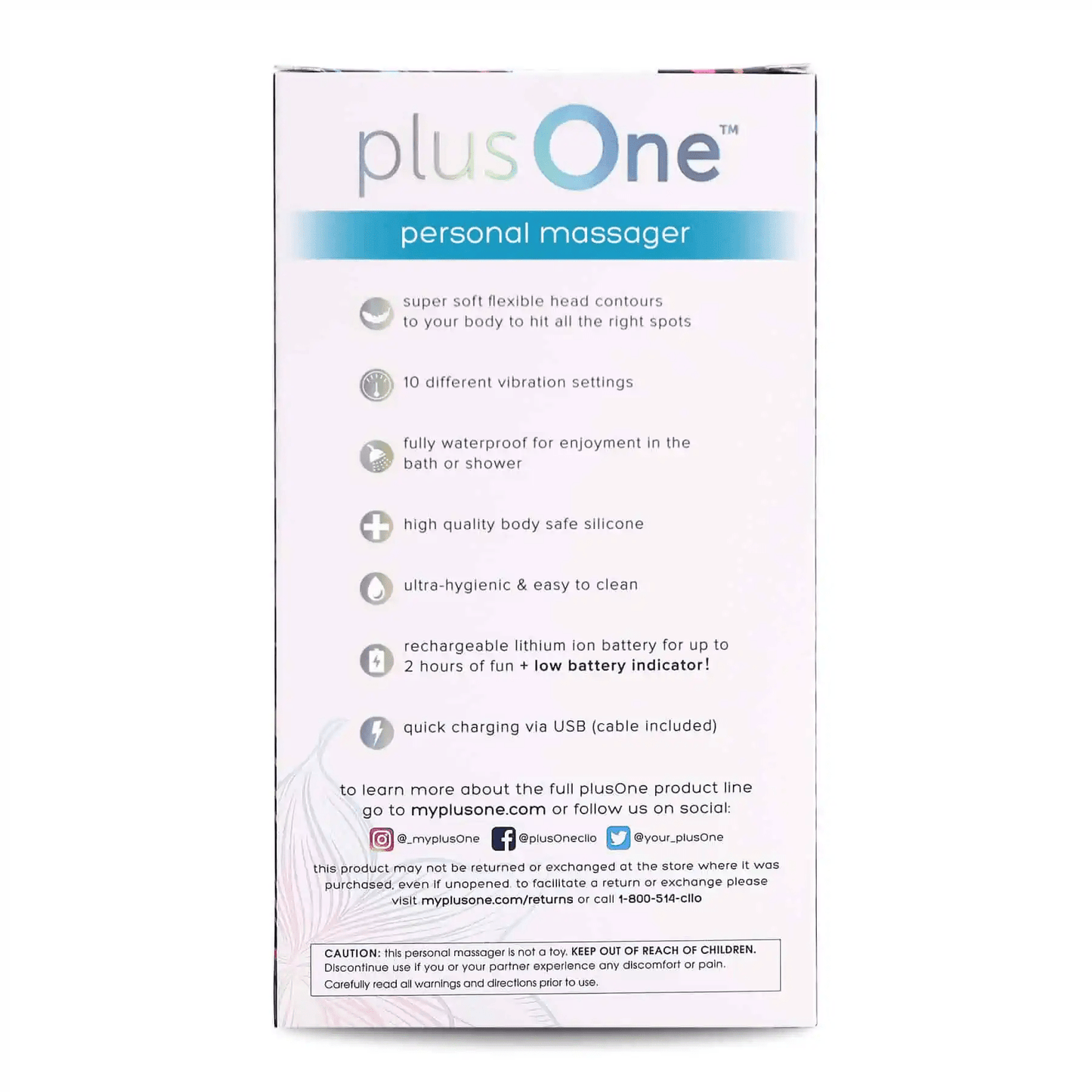 plusOne Personal Massager - HeldInBliss