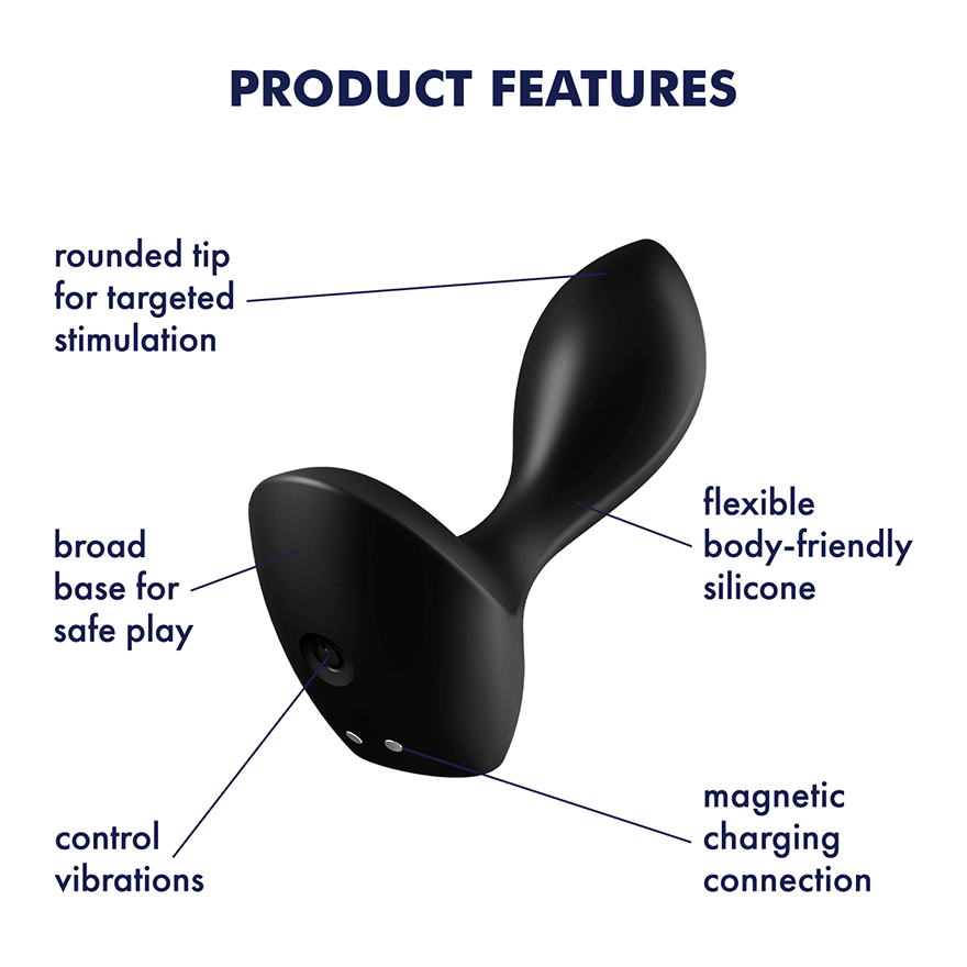 Satisfyer Backdoor Lover – Black - HeldInBliss