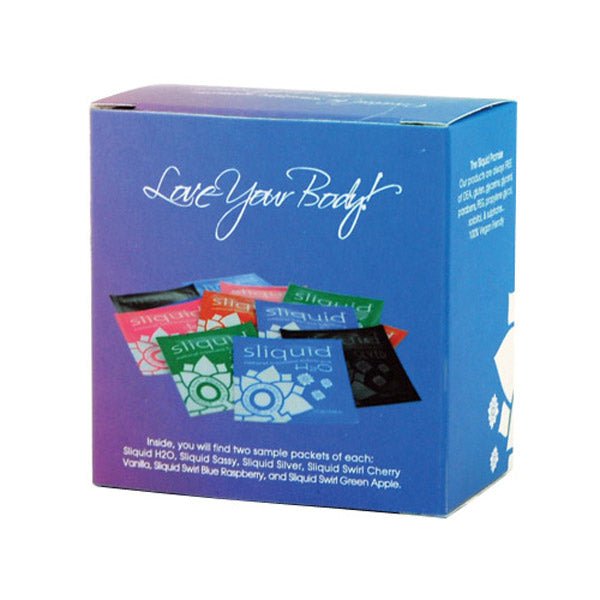 Sliquid Naturals Lube Cube 2 oz (Sampler Pack) - HeldInBliss