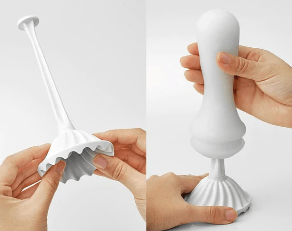 Tenga Flex Masturbator – Silky White - HeldInBliss
