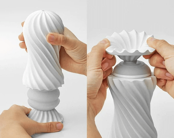 Tenga Flex Masturbator – Silky White - HeldInBliss