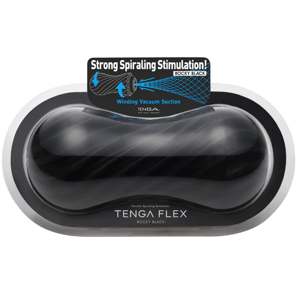 Tenga Flex Rocky – Black - HeldInBliss