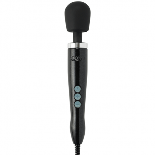 Doxy Die Cast Wand Vibrator – Black - HeldInBliss