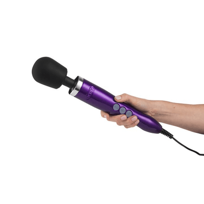 Doxy Die Cast Wand Vibrator – Purple - HeldInBliss