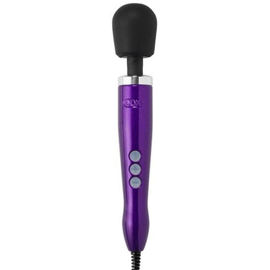 Doxy Die Cast Wand Vibrator – Purple - HeldInBliss