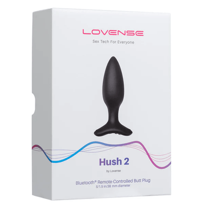 Lovense Hush 2 – 1.5” (Black) - HeldInBliss