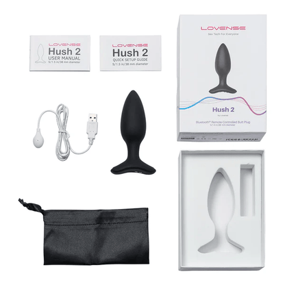 Lovense Hush 2 – 1.5” (Black) - HeldInBliss
