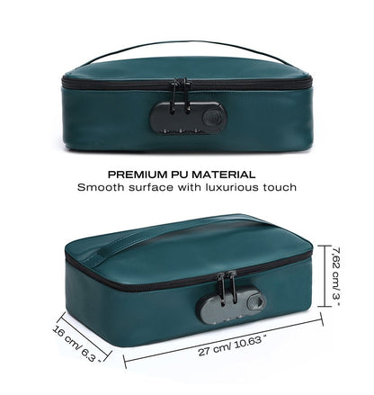 Luxury Discreet Toy Storage Box – Green - HeldInBliss