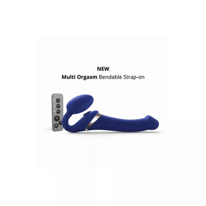Multi Orgasm Bendable Strap - On – M – Fuchsia (Strap - On - Me) - HeldInBliss