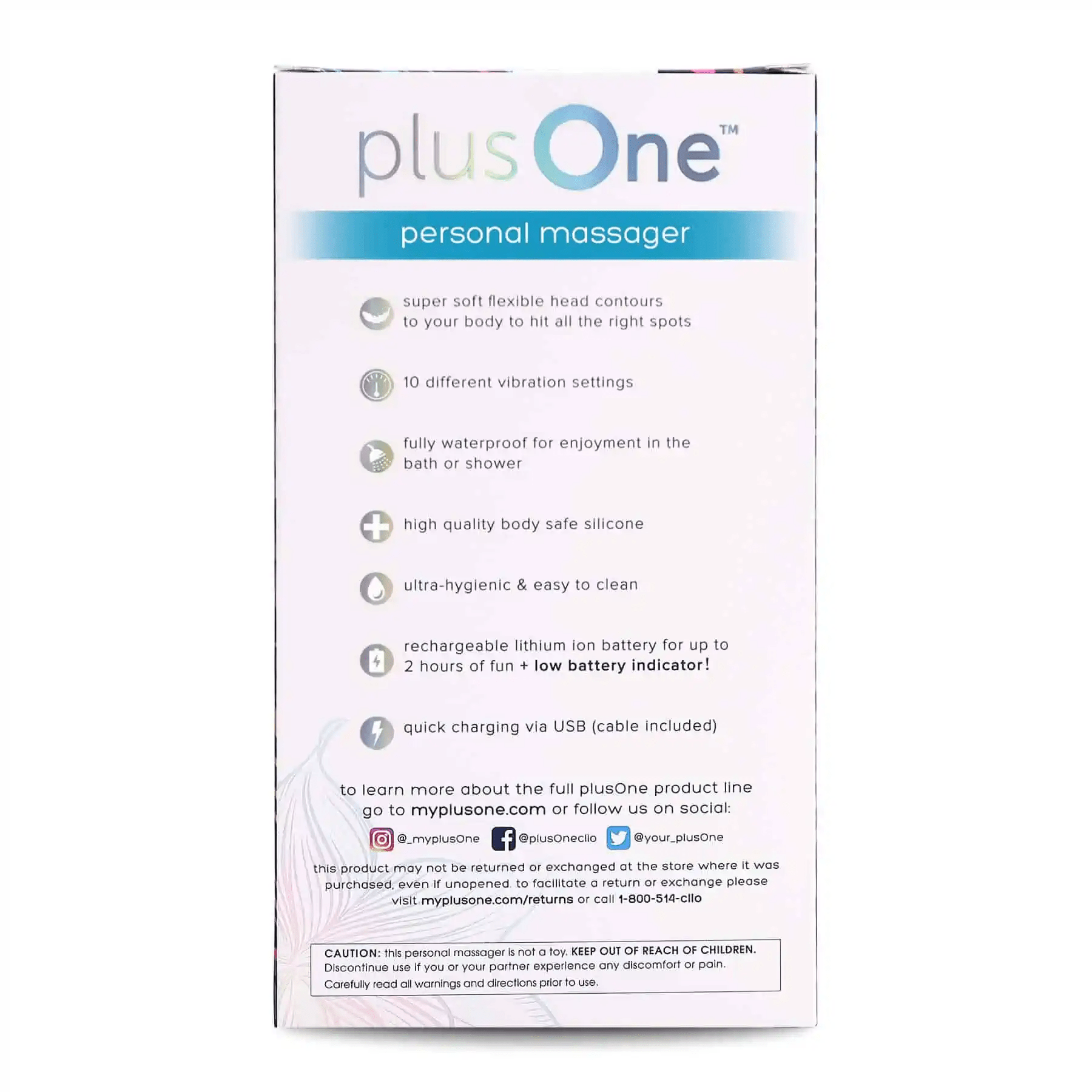 plusOne Personal Massager - HeldInBliss