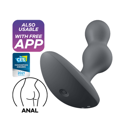 Satisfyer Deep Diver Plug (App - Controlled) – Grey - HeldInBliss