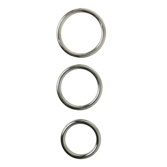 Seamless Metal O - Ring Set (3 Pack) - HeldInBliss
