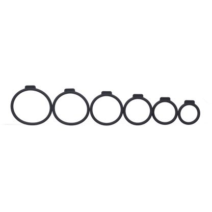 Silicone O Ring Harness Set (Tantus) - HeldInBliss