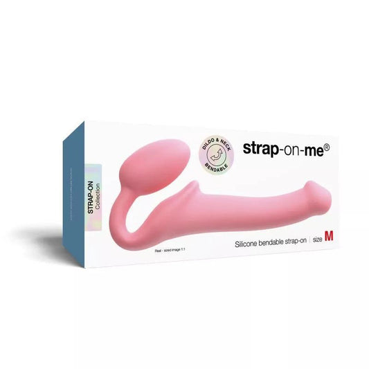 Strap - On - Me Semi - Realistic Bendable Strap - On – Pink (Size M) - HeldInBliss