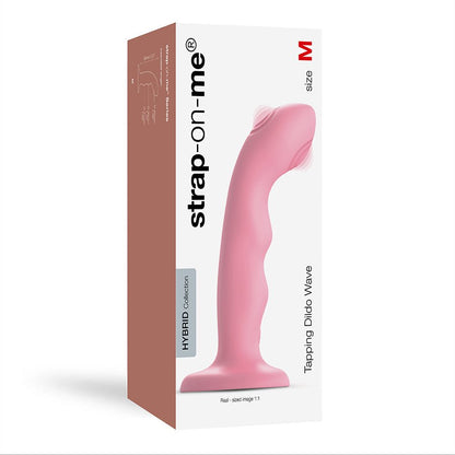 Tapping Wave Vibrator – Coral Pink - HeldInBliss