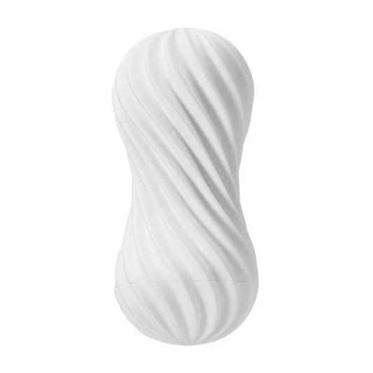 Tenga Flex Masturbator – Silky White - HeldInBliss