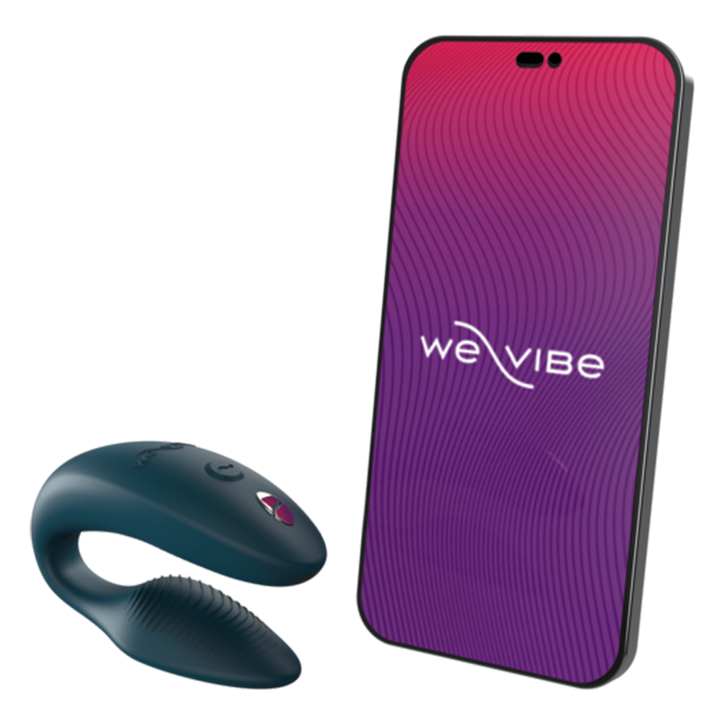 We - Vibe Sync 2 – Green Velvet Couples Vibrator - HeldInBliss